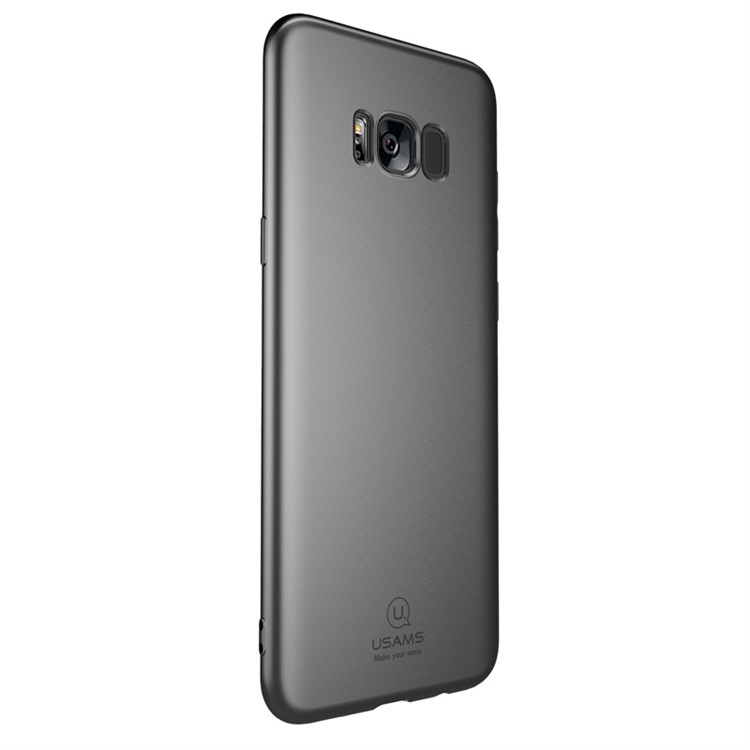 USAMS Ultra-thin Rubberized TPU Back Cover for Samsung Galaxy S8 G950 - Black-2