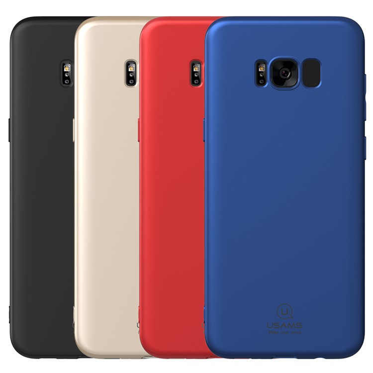 USAMS Ultra-thin Rubberized TPU Back Cover for Samsung Galaxy S8 G950 - Black-6