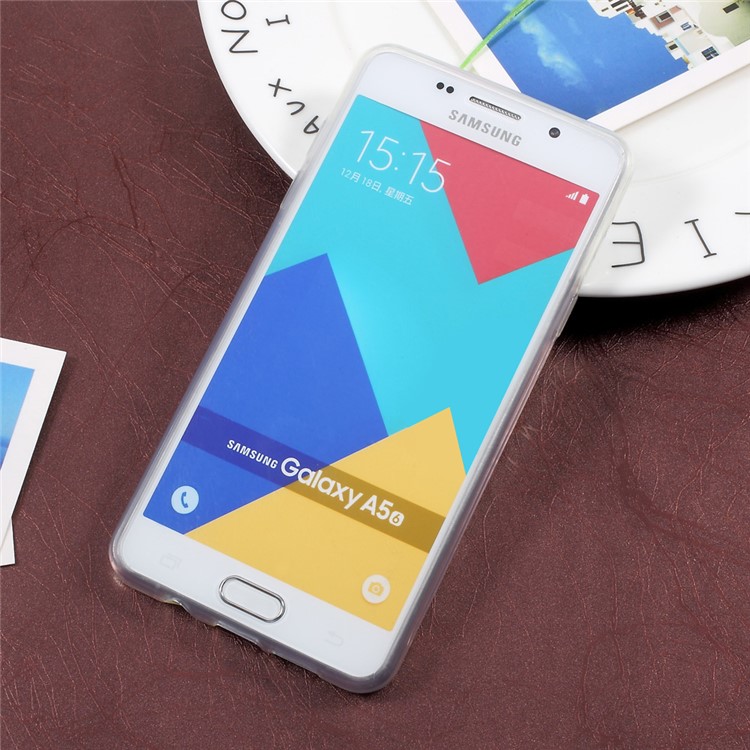 IMD Pattern Printing Clear TPU Protection Cell Phone Case for Samsung Galaxy A5 SM-A510F (2016) - Stylish Girl Pattern-2