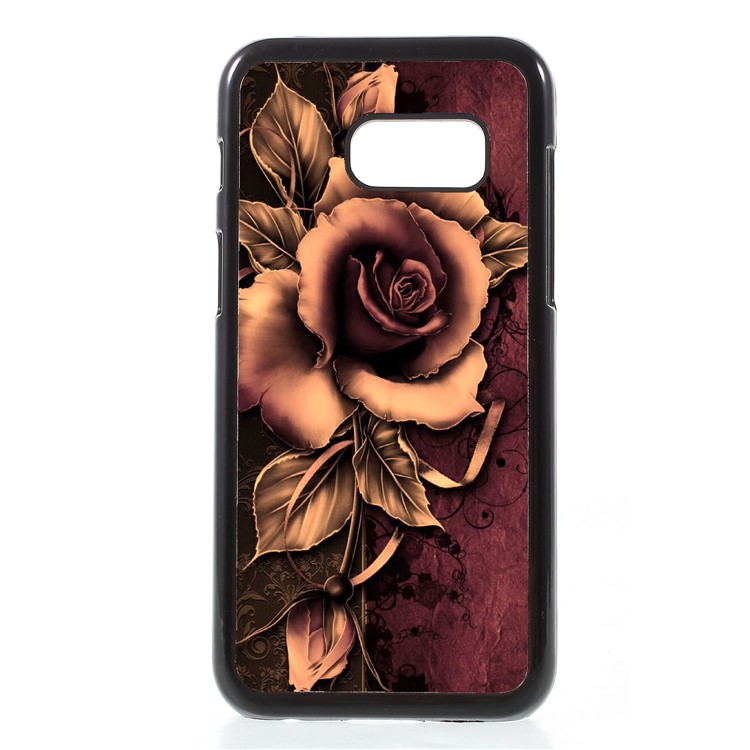 Heat Transfer Printing Aluminum Sheet Skin PC Phone Case for Samsung Galaxy A5 (2017) A520 - Gothic Rose-1