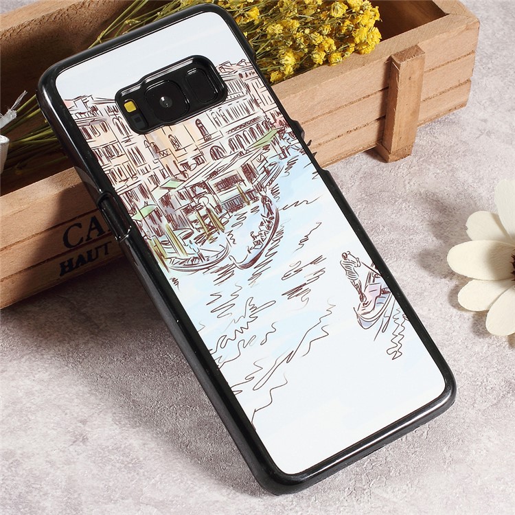 

2D Heat Transfer Printing Aluminum Sheet Coated PC Shell for Samsung Galaxy S8 G950 - Venice the City of Water
