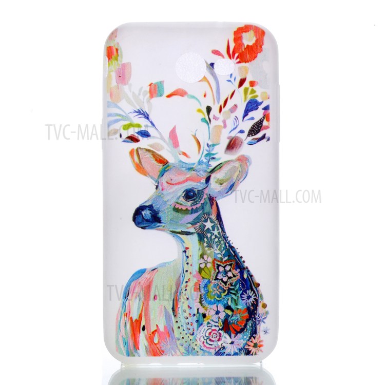 Noctilucent TPU Case for Samsung Galaxy J3 Emerge/J3 Prime/J3 (2017) - Colorized Deer-5