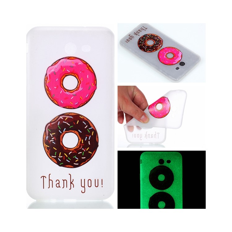 Noctilucent Soft TPU Case for Samsung Galaxy J7 (2017) - Doughnut Pattern-1