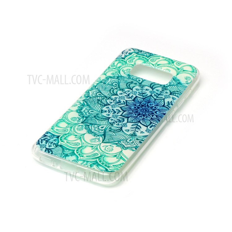 Pattern Printing TPU Shell for Samsung Galaxy S8 SM-G950 - Henna Flowers-2