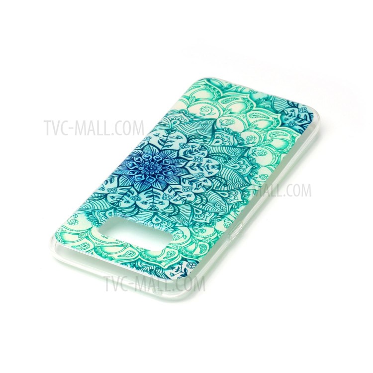 Pattern Printing TPU Shell for Samsung Galaxy S8 SM-G950 - Henna Flowers-3