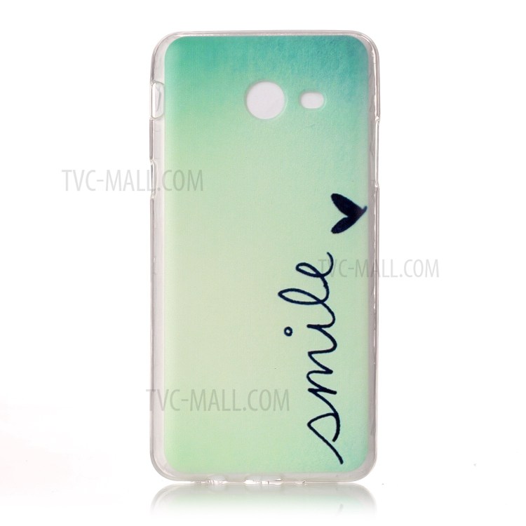 Pattern Printing TPU Shell Case for Samsung Galaxy J7 (2017) - SMILE Pattern-1