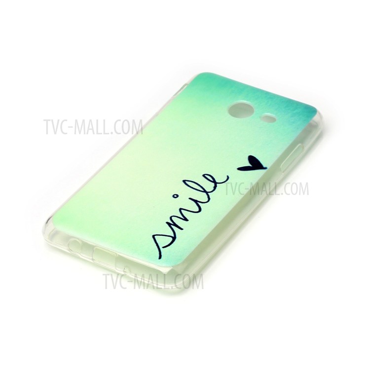 Pattern Printing TPU Shell Case for Samsung Galaxy J7 (2017) - SMILE Pattern-2