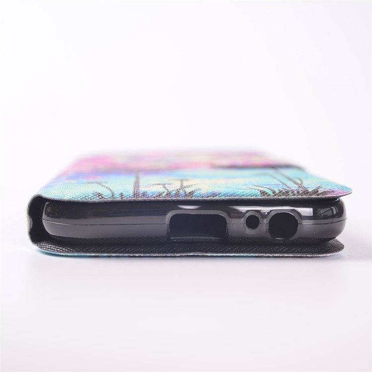 Pattern Printing Leather Cell Phone Case for Samsung Galaxy A5 (2017) SM-A520F - Dandelion and Quote-10
