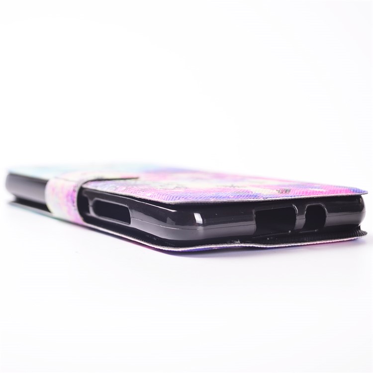 Pattern Printing Leather Stand Case for Wiko Lenny 3 - Dandelion and Quote-10