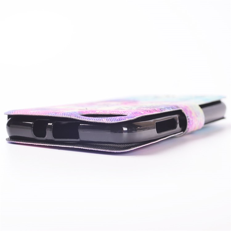 Pattern Printing Leather Stand Case for Wiko Lenny 3 - Dandelion and Quote-11
