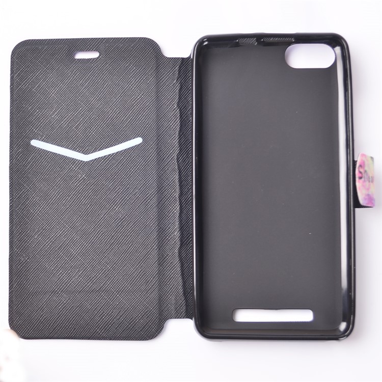Pattern Printing Leather Stand Case for Wiko Lenny 3 - Dandelion and Quote-6