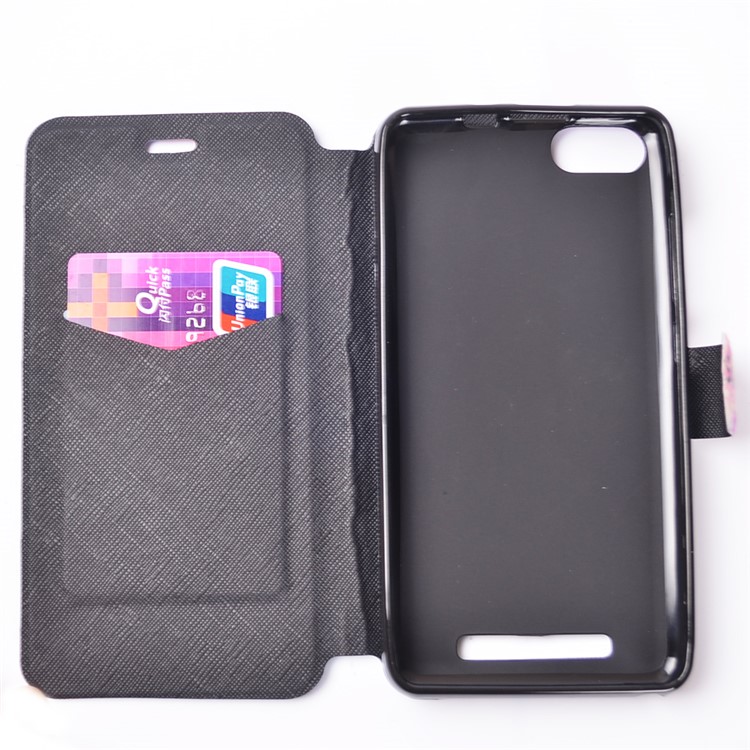 Pattern Printing Leather Stand Case for Wiko Lenny 3 - Dandelion and Quote-7