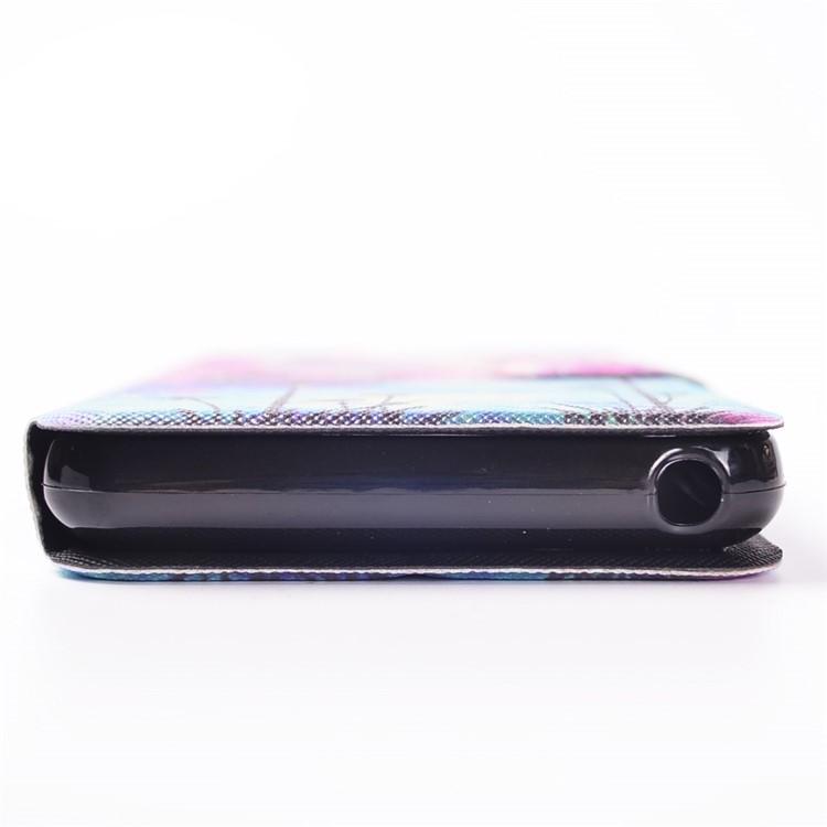Pattern Printing Leather Stand Case for Wiko Lenny 3 - Dandelion and Quote-9