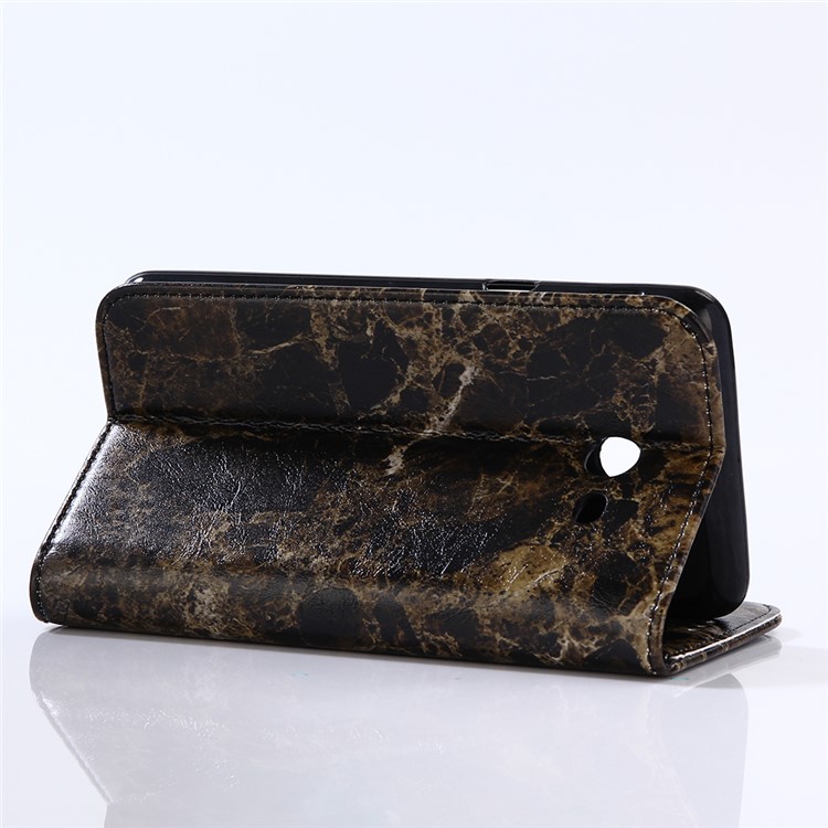 Marble Pattern Wallet Stand Leather Mobile Case for Samsung Galaxy J5 (2017) - Black-4