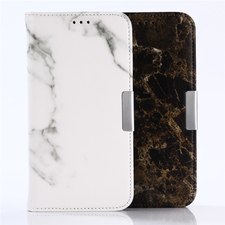 Marble Pattern Wallet Stand Leather Mobile Case for Samsung Galaxy J5 (2017) - Black-5