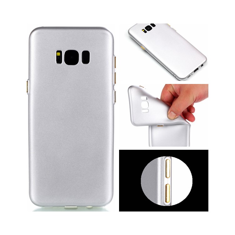 

Rubberized Soft TPU Back Cover for Samsung Galaxy S8 - White