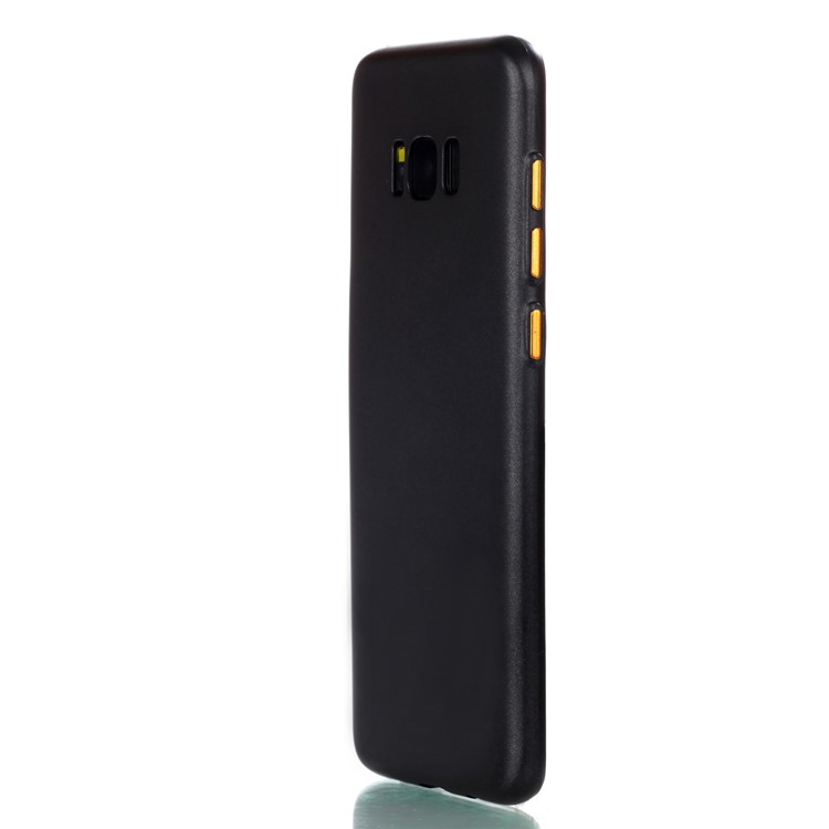 Rubberized Soft TPU Back Shell for Samsung Galaxy S8 Plus G955 - Black-4