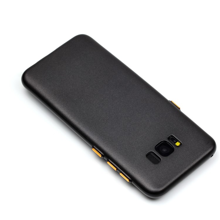 Rubberized Soft TPU Back Shell for Samsung Galaxy S8 Plus G955 - Black-5