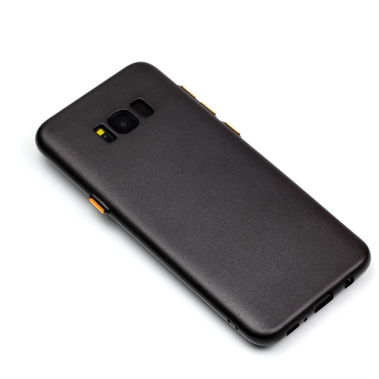 Rubberized Soft TPU Back Shell for Samsung Galaxy S8 Plus G955 - Black-6