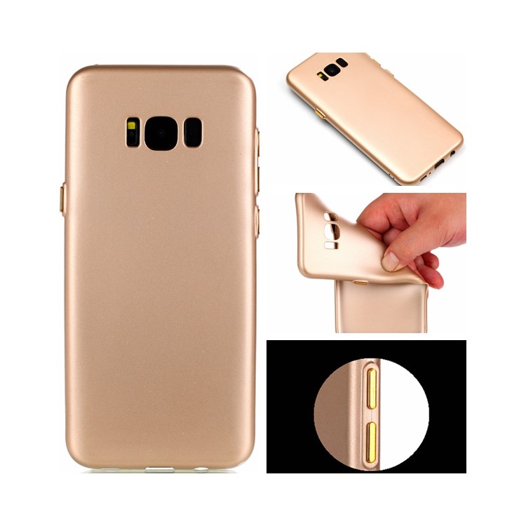 

Rubberized FLexible TPU Case for Samsung Galaxy S8 Plus G955 - Gold