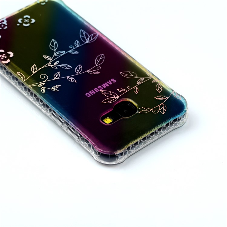 Colorful Eletroplating IMD TPU Phone Back Case for Samsung Galaxy A5 (2017) SM-A520F - Leaves-4