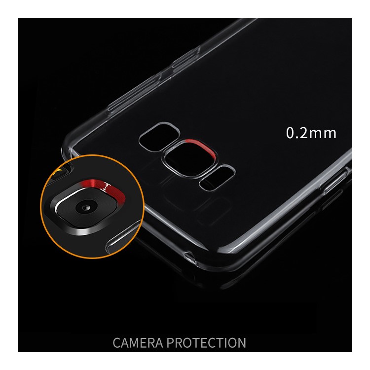 JOYROOM Ultra Thin Clear TPU Mobile Phone Case for Samsung Galaxy S8+ G955 - Transparent-8