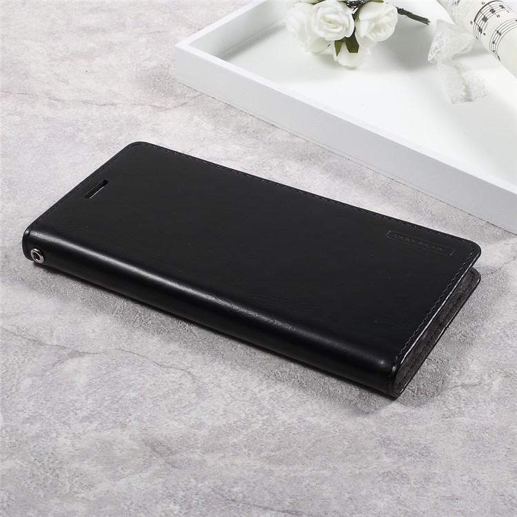 MERCURY GOOSPERY Blue Moon Leather Stand Wallet Mobile Case for Samsung Galaxy S8 Plus G955 - Black-3
