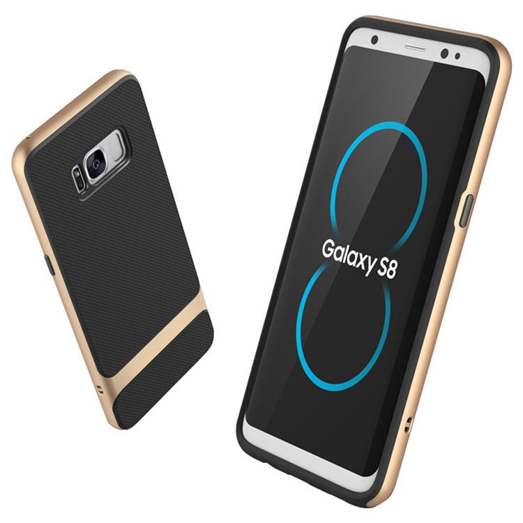 ROCK Royce Series PC TPU Mobile Casing for Samsung Galaxy S8 G950 - Gold-1