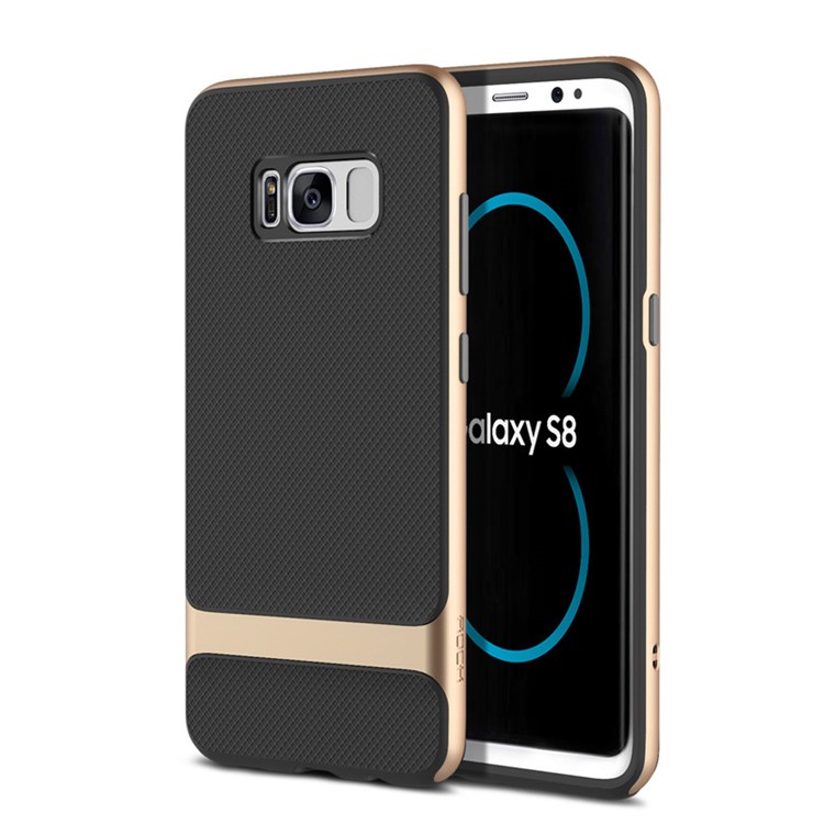 ROCK Royce Series PC TPU Mobile Casing for Samsung Galaxy S8 G950 - Gold-3