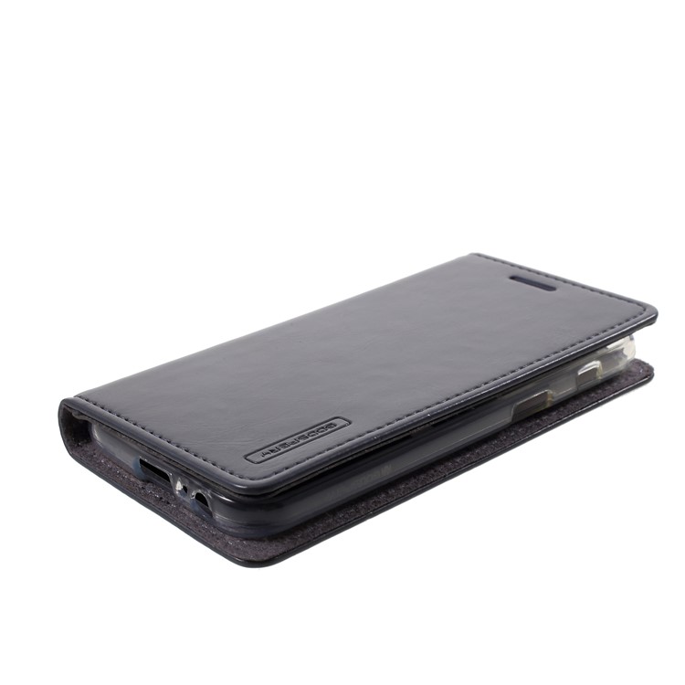 MERCURY GOOSPERY Blue Moon for Samsung Galaxy A3 (2017) A320 Leather Wallet Shell with Stand - Dark Blue-4