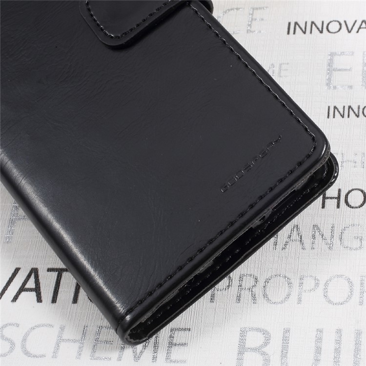MERCURY GOOSPERY Blue Moon for Samsung Galaxy S8+ SM-G955 Stand Leather Wallet Mobile Shell - Black-4