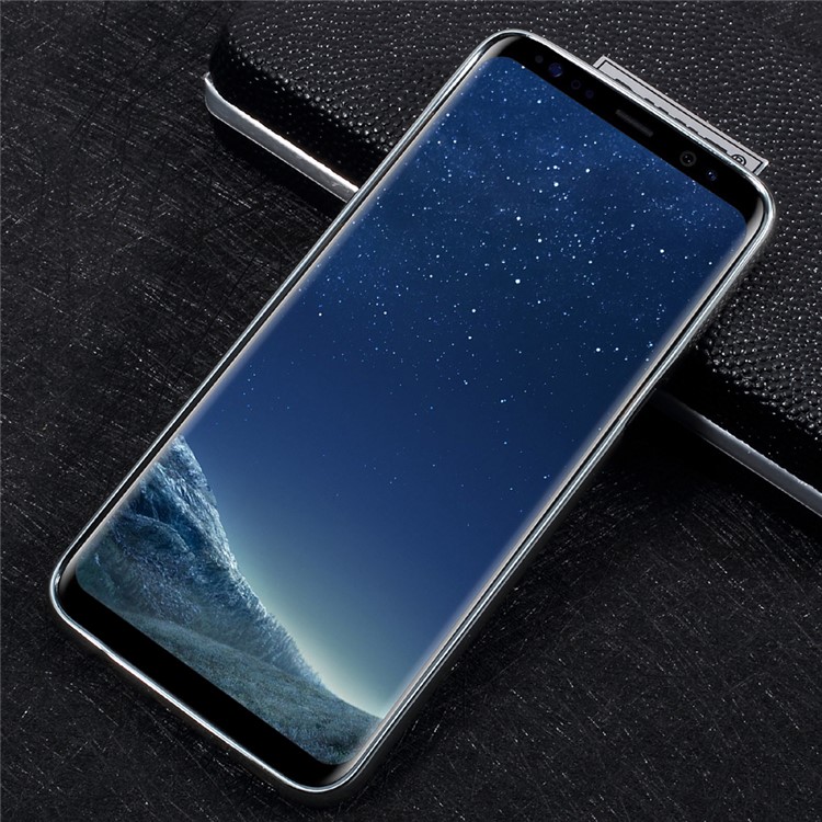 MERCURY GOOSPERY Ring 2 Case Electroplating TPU Clear Phone Cover for Samsung Galaxy S8 Plus G955 - Silver-2