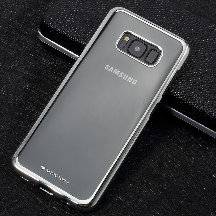 

MERCURY GOOSPERY Ring 2 Electroplating TPU Clear Case for Samsung Galaxy S8 G950 - Silver
