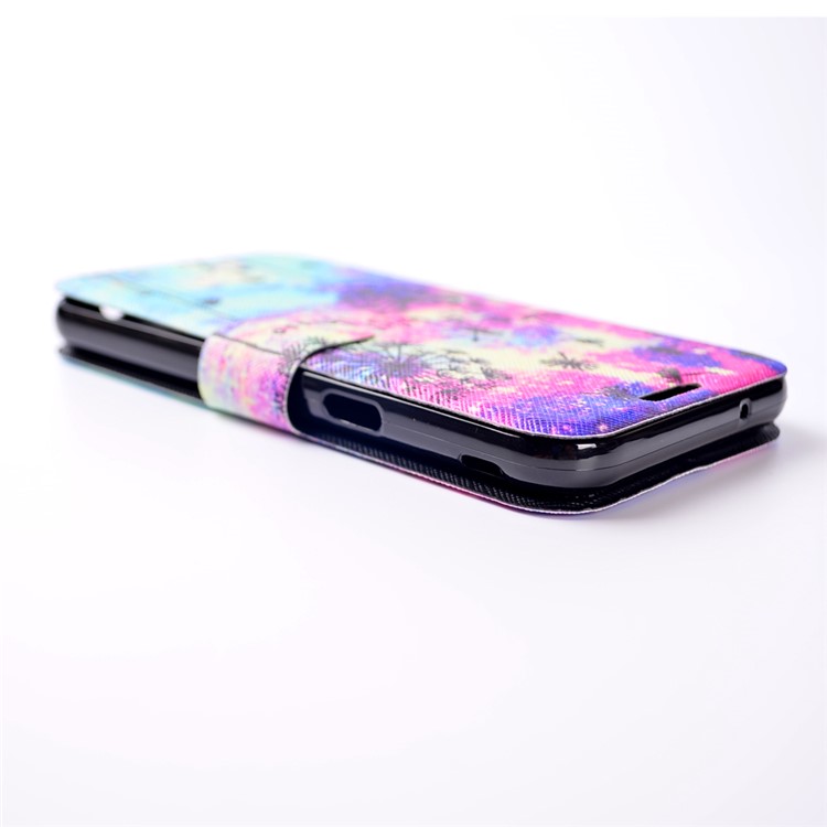 Pattern Printing Leather Stand Case for Samsung Galaxy J3 Emerge/J3 Prime/J3 (2017) - Dandelion and Quote-8