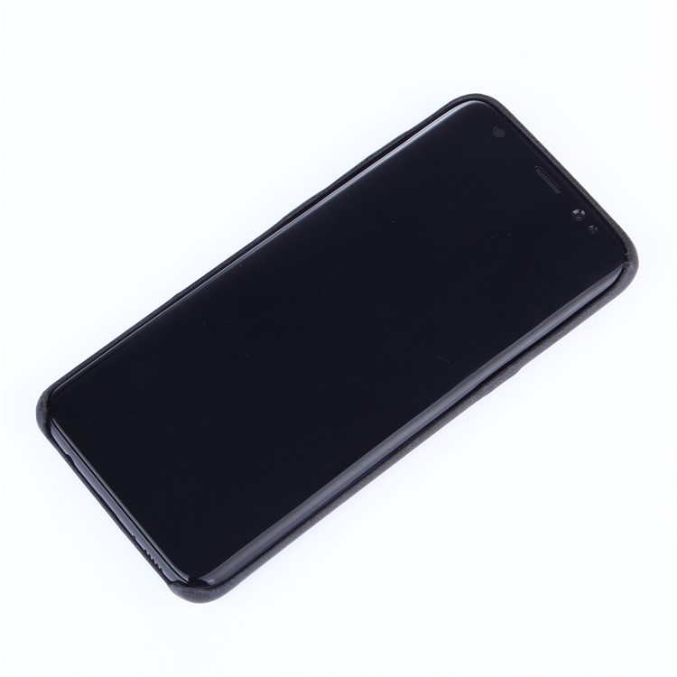 Retro Style PU Leather Cell Mobile Phone Cover for Samsung Galaxy S8 Plus G955 - Black-3