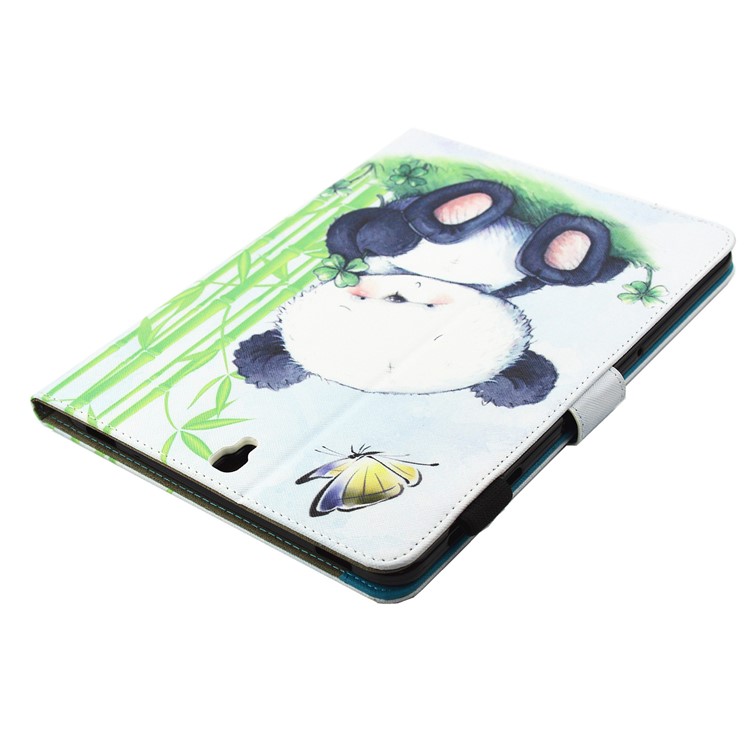 Printing Pattern Stand Leather Card Slot Shell Cover for Samsung Galaxy Tab S3 9.7-inch T820 - Cute Panda-5
