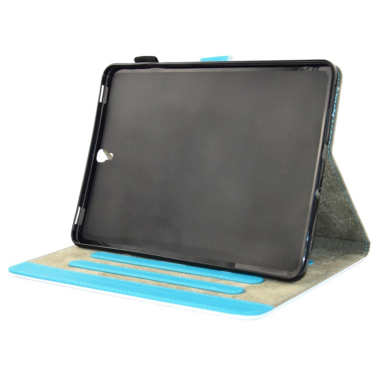 Patterned Card Holder Leather Case for Samsung Galaxy Tab S3 9.7-inch T820 - Two Lovely Cats-6