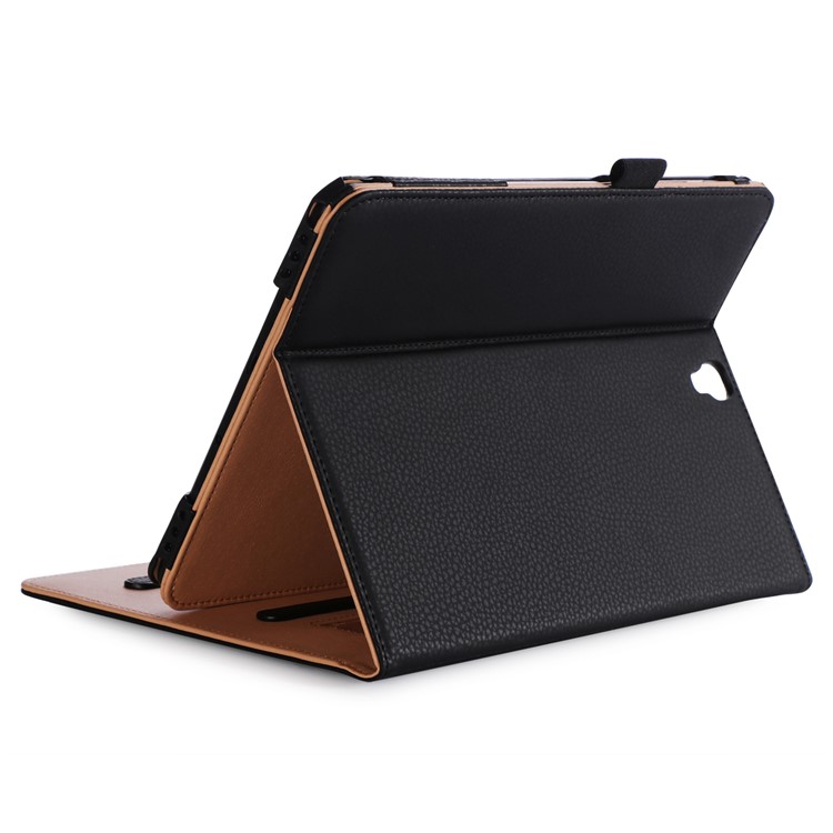 For Samsung Galaxy Tab S3 9.7 inch Business Style Folio Stand Leather Tablet Case - Black-5