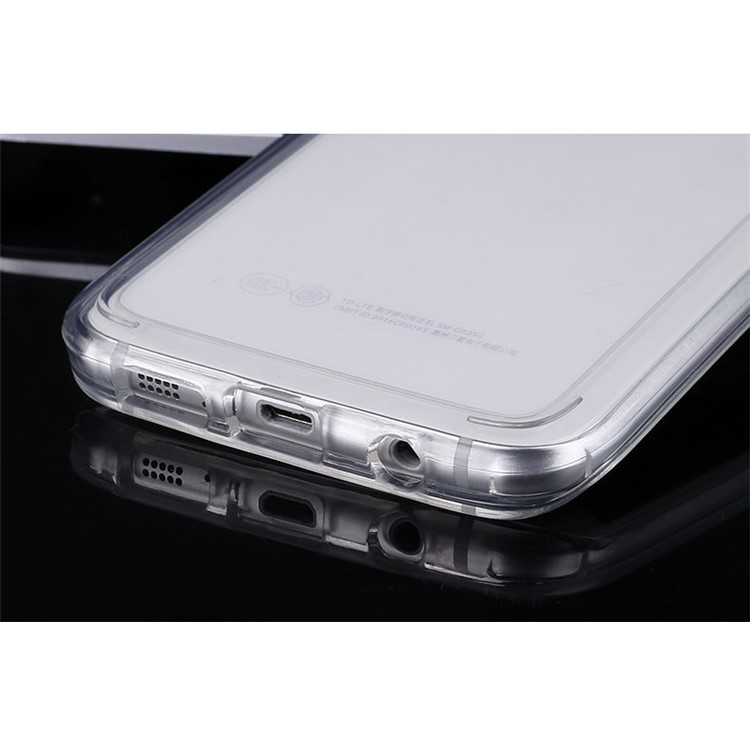 For Samsung Galaxy S7 Edge G935 BOW Drop-Proof Clear Soft TPU Mobile Phone Case - Transparent-11