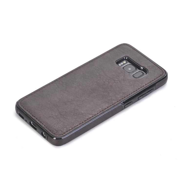 For Samsung Galaxy S8 Plus G955 Detachable 2-in-1 Card Holder TPU Zipper Multi functional Leather Wallet Case - Black-2