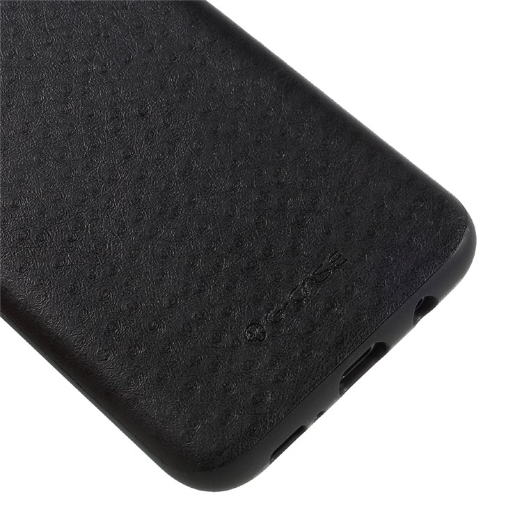 G-CASE Leather Coated PC Back Cover for Samsung Galaxy S8 Plus G955 -Black-4