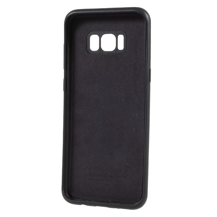 G-CASE Leather Coated PC Back Cover for Samsung Galaxy S8 Plus G955 -Black-5
