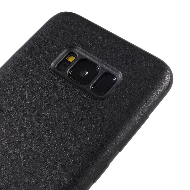 G-CASE Leather Coated PC Phone Cover for Samsung Galaxy S8 G950 - Black-3