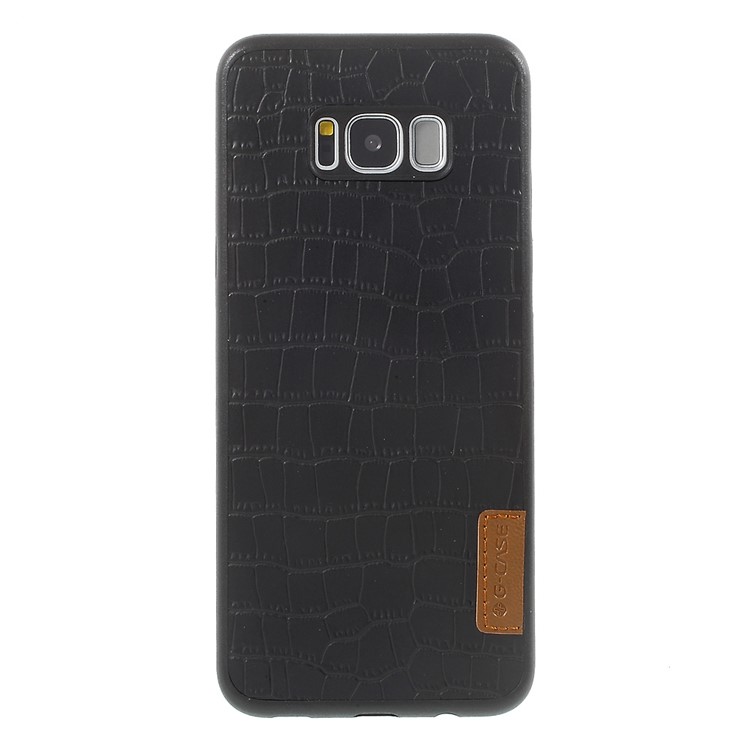 G-CASE Leather Coated PC Phone Cover for Samsung Galaxy S8 Plus - Crocodile Texture-2