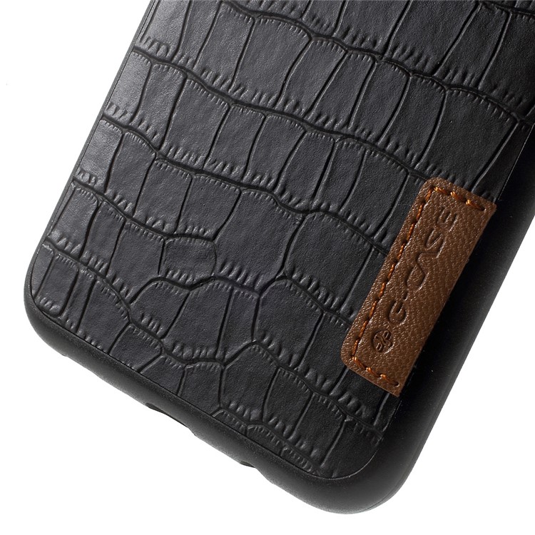 G-CASE Leather Coated PC Phone Cover for Samsung Galaxy S8 Plus - Crocodile Texture-5