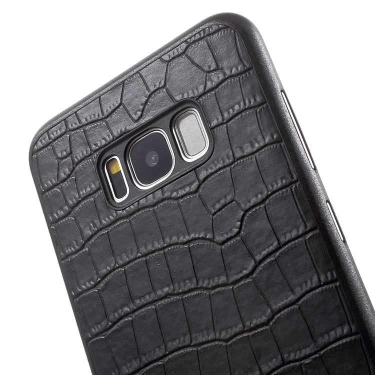 G-CASE Leather Coated PC Phone Cover for Samsung Galaxy S8 Plus - Crocodile Texture-6