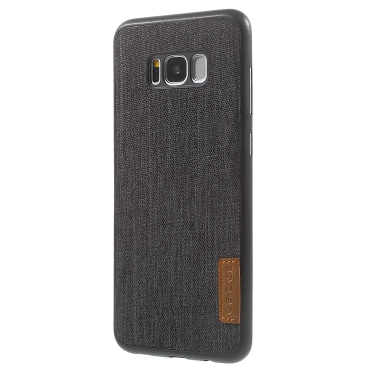 

G-CASE Leather Coated PC Mobile Phone Case for Samsung Galaxy S8 Plus - Cloth Texture