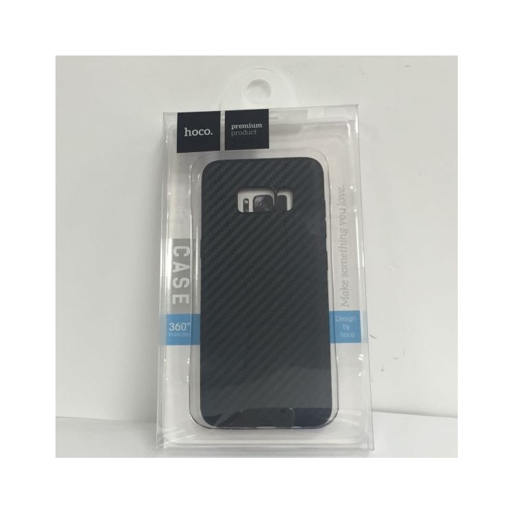 HOCO Carbon Fiber Texture Soft TPU Protection Case for Samsung Galaxy S8 G950 - Black-8