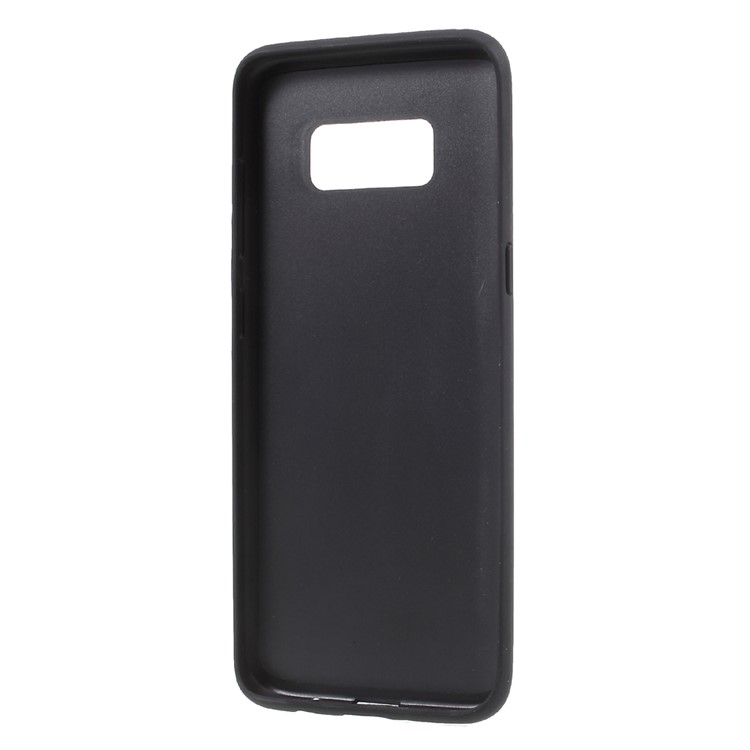 XO PU Leather Coated Carbon Fiber Texture PC + TPU Hybrid Case for Samsung Galaxy S8 G950 - Black-5