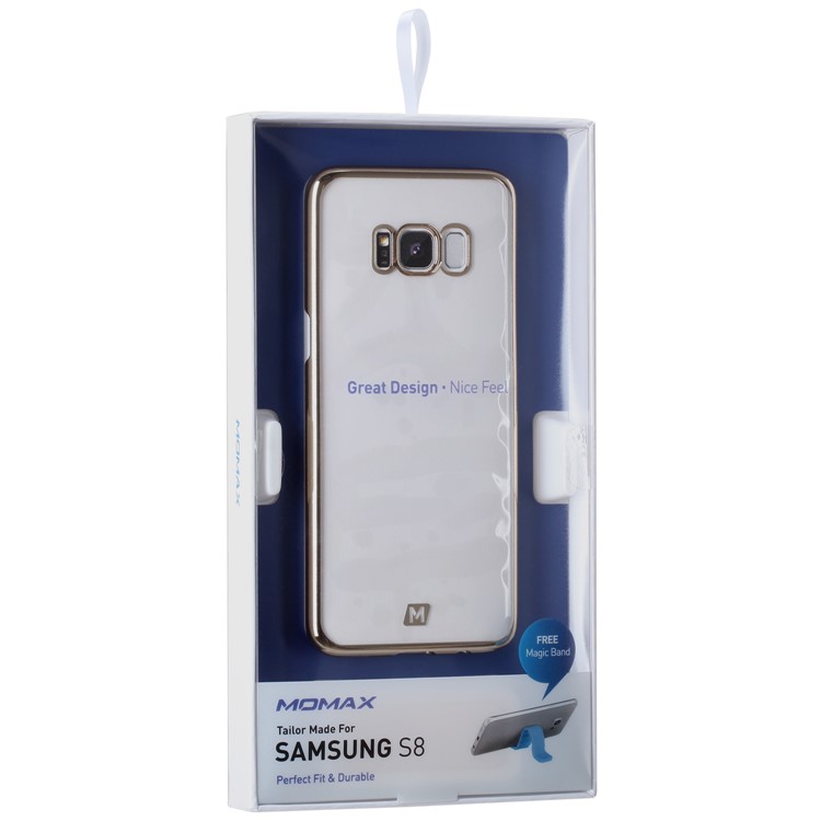 MOMAX Splendor Plated Hard PC Case for Samsung Galaxy S8 SM-G950 - Gold-13
